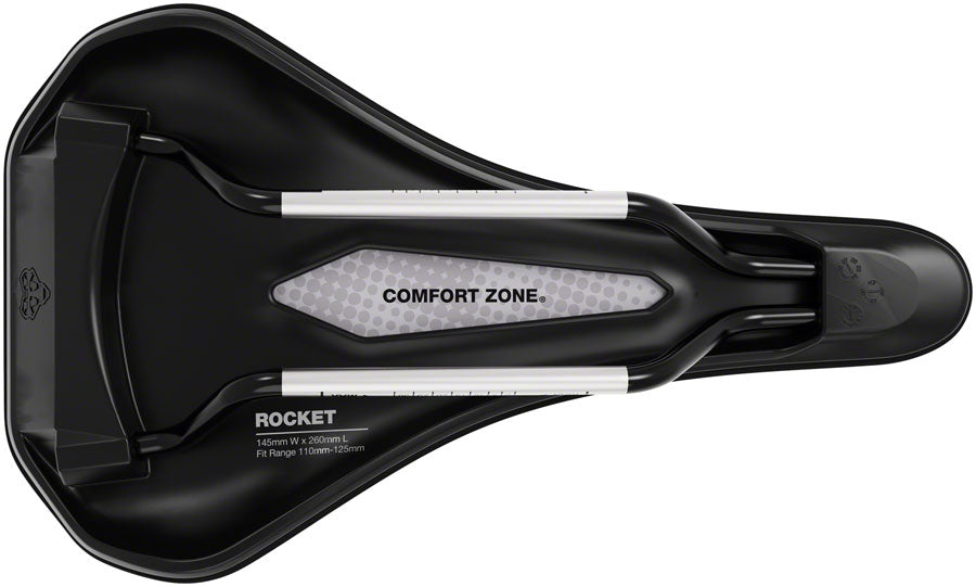 Sillín WTB Rocket - Negro cromoly, forma de fusión mediana