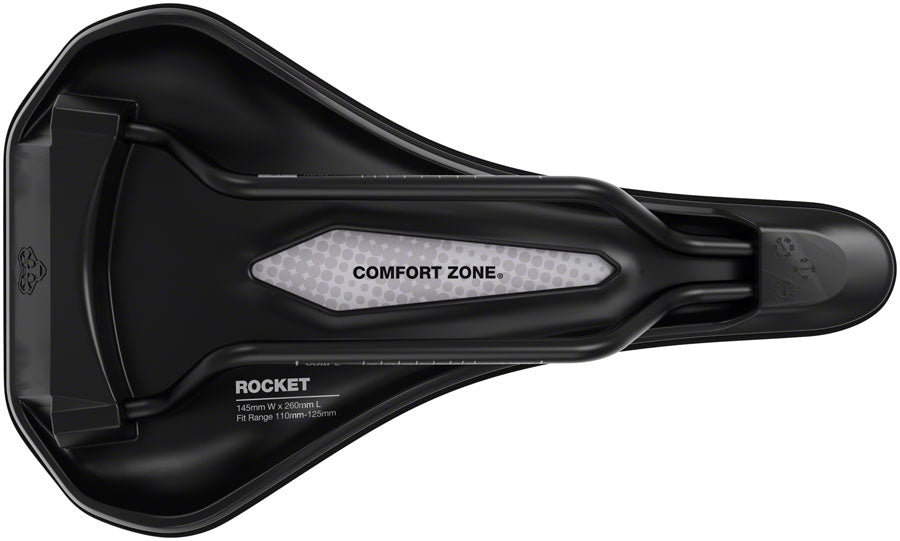 Sillín WTB Rocket - Acero Negro, Forma de fusión mediana
