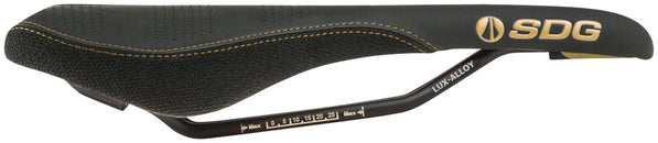 Sillín SDG Radar - Lux-Alloy Negro/Bronceado