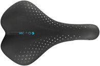 Sillín deportivo Selle San Marco - Acero Negro para hombre, tamaño grande, gel