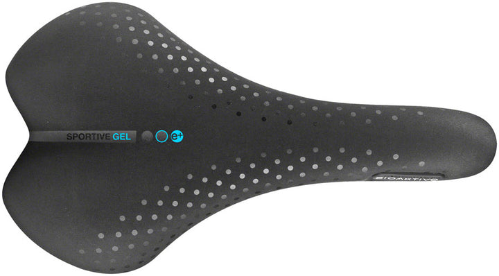 Sillín deportivo Selle San Marco - Acero Negro Hombre Pequeño Gel