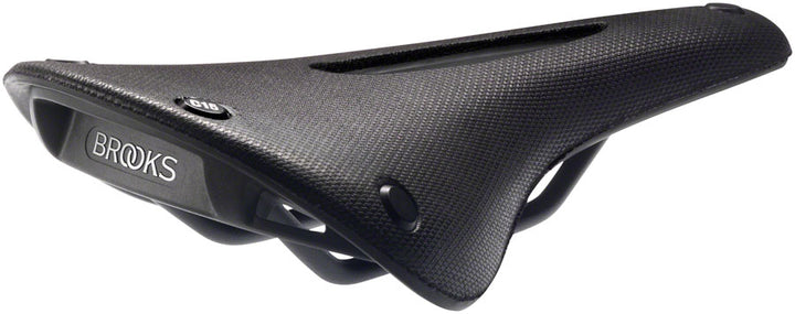 Sillín Brooks C15 Carved para todo tipo de clima - Acero negro para hombre