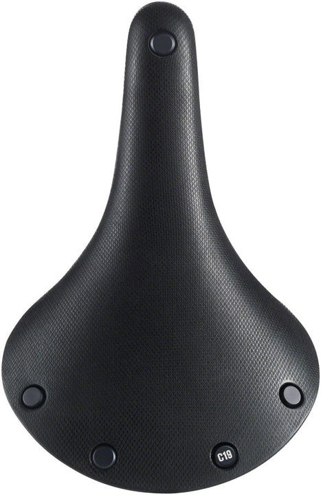 Sillín Brooks C19 All Weather para hombre, color acero y negro