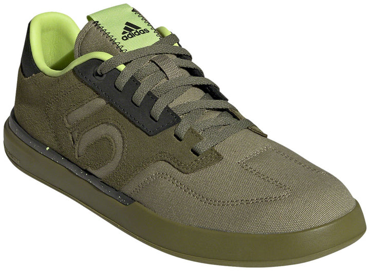 Zapatos planos Five Ten Sleuth para mujer, color oliva Focus/verde órbita/lima pulso 7