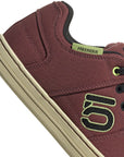 Five Ten Freerider Canvas Flat Shoes - Womens Quiet Crimson/Core BLK/Pulse Lime 10
