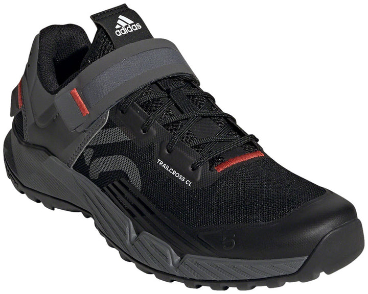 Five Ten Trailcross Clipless Shoes - Womens - Black/Gray Three/Red
