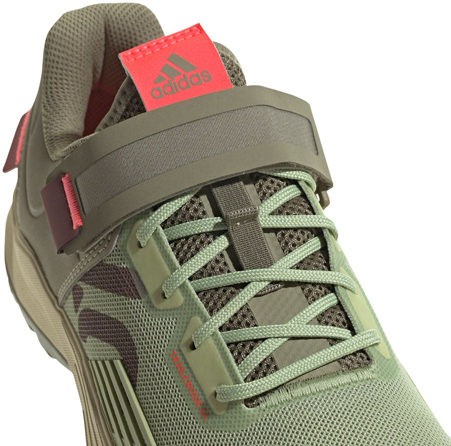 Zapatillas de trailcross de montaña Five Ten para mujer (carmesí tranquilo, verde órbita y turbo 8.5)