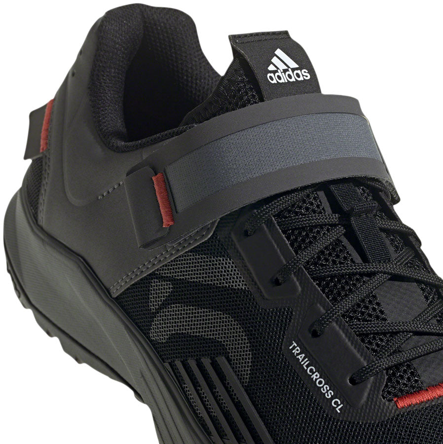 Zapatillas de trailcross de montaña Five Ten para hombre, color negro/gris tres/rojo 12