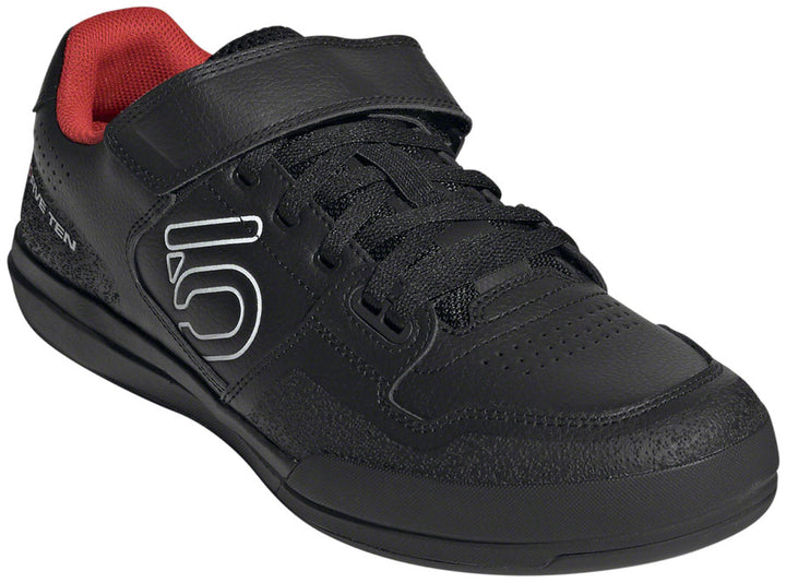 Zapatillas Five Ten Hellcat sin clip para hombre, color negro/negro/blanco 10
