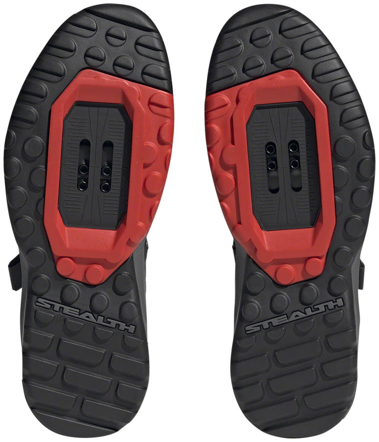 Zapatillas de trailcross de montaña Five Ten para mujer, color negro/gris 3/rojo 7