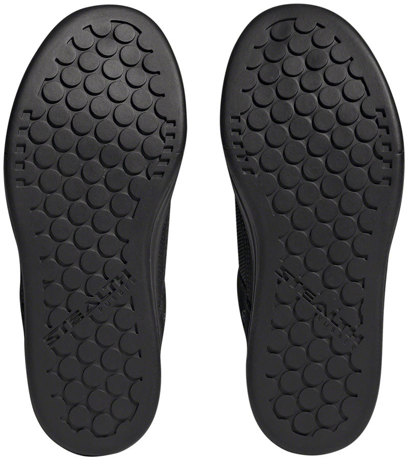 Zapatillas planas Five Ten Freerider para mujer, color negro/negro/gris, talla Six 7.5