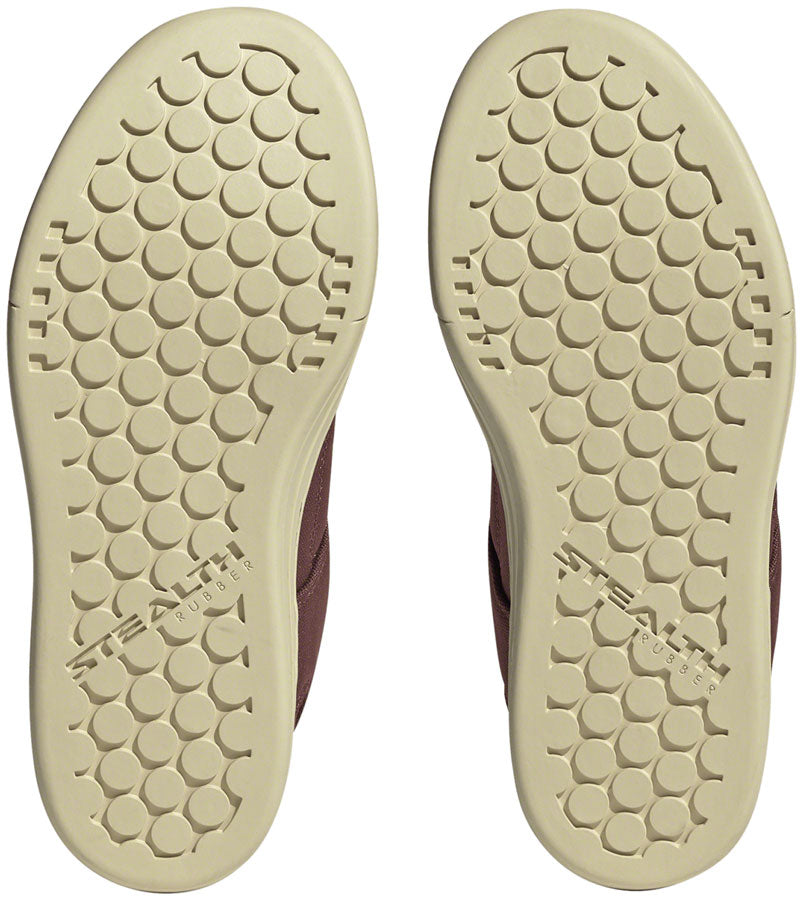Five Ten Freerider Canvas Flat Shoes - Womens Quiet Crimson/Core Pulse Lime 10