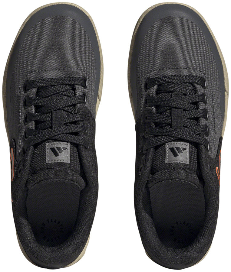 Five Ten Freerider Pro Canvas Flat Shoes - Womens Gray Six/Gray Four/Impact Orange 6
