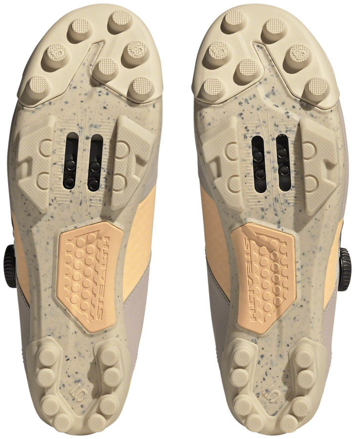 Zapatillas de montaña Five Ten Kestrel BOA Clipless para mujer: color arena, violeta plateado y naranja ácido, talla 8