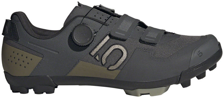 Zapatillas de montaña Five Ten Kestrel BOA Clipless para hombre: Gris seis/Plata guijarro/Oliva Strata 13