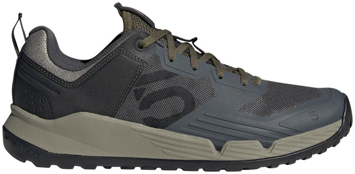Zapatillas planas Five Ten Trailcross XT para hombre: gris seis/negro núcleo/oliva Strata 9