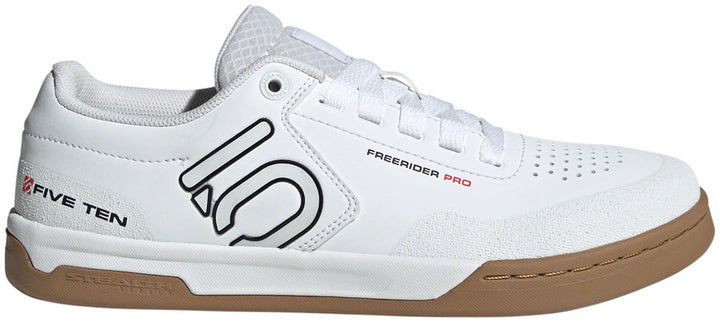 Zapatillas planas Five Ten Freerider Pro para hombre, color blanco/negro/rojo, talla 14