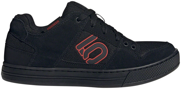Five Ten Freerider Flat Shoes - Mens Core Black/Red/Gray Five 10