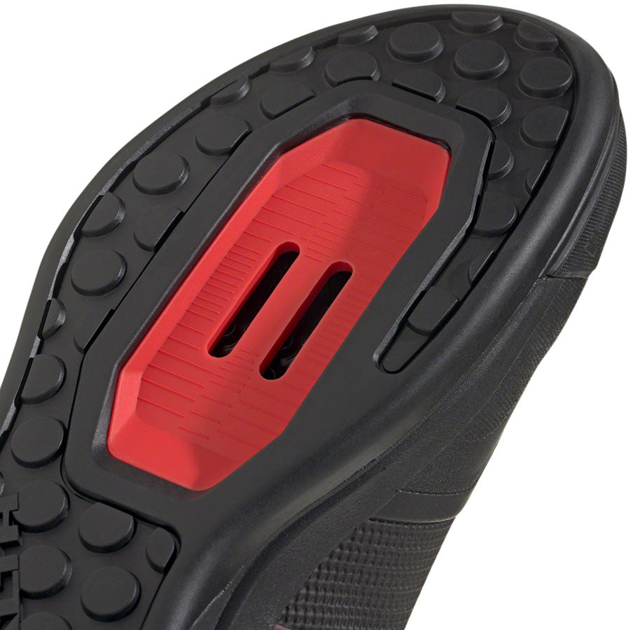 Zapatillas de ciclismo de montaña Five Ten Hellcat Pro Clipless - Hombre Core BLK/Core BLK/Rojo 9.5