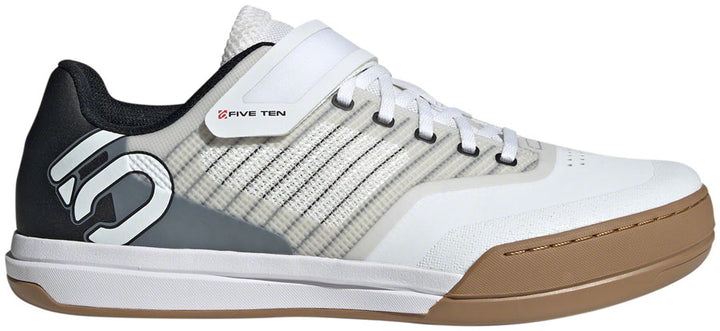 Zapatillas de montaña Five Ten Hellcat Pro Clipless para hombre (blanco FTWR/blanco FTWR/negro núcleo 7.5)