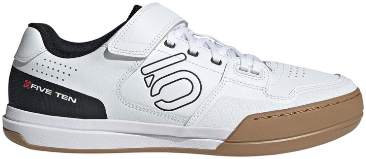 Five Ten Hellcat Mountain Clipless Shoes - Mens FTWR White/Core Black/Red 6