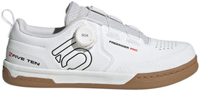 Zapatillas planas Five Ten Freerider Pro BOA para hombre, color blanco FTWR/negro/rojo, talla 6.5