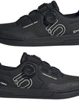 Five Ten Freerider Pro BOA Flat Shoes - Womens  Core BLK/Linen Green/FTWR White 5