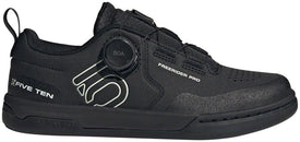 Zapatillas planas Five Ten Freerider Pro BOA para mujer, color negro básico/verde lino/blanco FTWR, talla 5.5