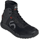 Zapatillas planas Five Ten Trailcross Mid Pro para hombre, color negro/gris dos/rojo solar 13