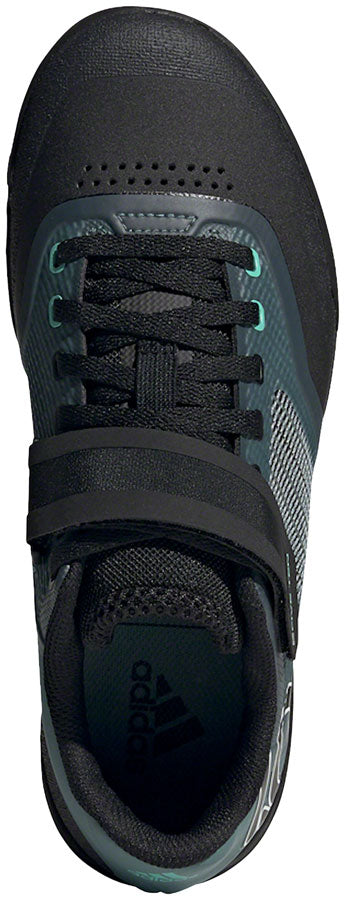 Zapatillas de ciclismo de montaña Five Ten Hellcat Pro Clipless para mujer, color negro/blanco cristal/gris sólido DGH 9