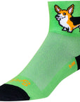 SockGuy Classic Ernie Socks - 3" Green Small/Medium