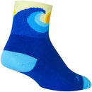 Calcetines clásicos Swell de SockGuy - 7,6 cm, azul, talla pequeña/mediana