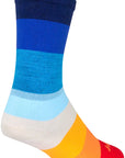SockGuy Crew 70s Socks - 6" Blue Small/Medium