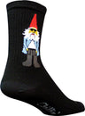 Calcetines SockGuy Crew Gnomies - 15 cm, negros, talla pequeña/mediana