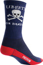 Calcetines SockGuy Crew Liberty or Death - 6" Azules (Grande/Extragrande)