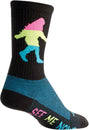 SockGuy Wool Neon Sasquatch Socks - 6" Black Large/X-Large
