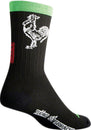 Calcetines SockGuy SGX Sriracha - 15 cm, negros, talla L/XL