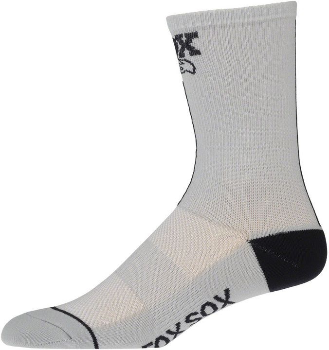Calcetines FOX Transfer Coolmax - Grises, talla pequeña/mediana, 18 cm