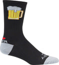 Calcetines altos SockGuy SGX - 15 cm, negros, talla pequeña/mediana
