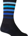 SockGuy SGX Deep Socks - 6" Black/Blue Small/Medium