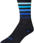 SockGuy SGX Deep Socks - 6" Black/Blue Small/Medium