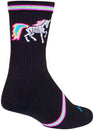 Calcetines deportivos Dark Magic de SockGuy - 15 cm, negros/multicolores, talla grande/extra grande