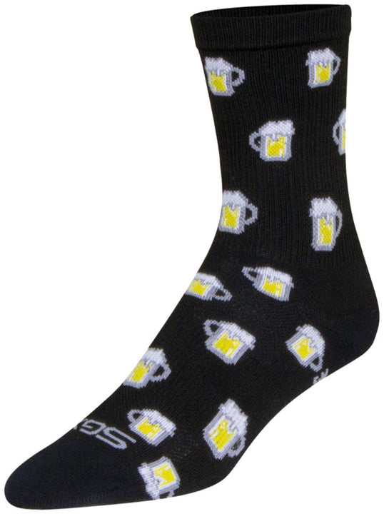 Calcetines SockGuy SGX Pints ​​- 6" Negros Talla L/XL