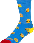 SockGuy Crew Burgers Socks - 6" Small/Medium