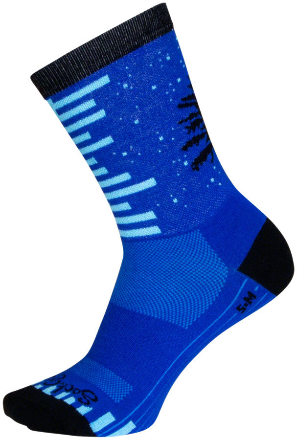 SockGuy Night and Day Crew Sock - 6&quot; Small/Medium
