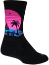 Calcetines deportivos Sunset de SockGuy - Talla pequeña/mediana (6")