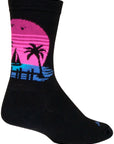 Calcetines deportivos Sunset de SockGuy - Talla pequeña/mediana (6")
