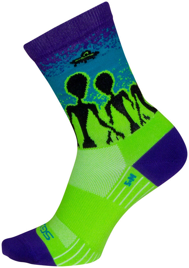 Calcetines para visitantes SockGuy SGX - 15 cm (talla pequeña/mediana)