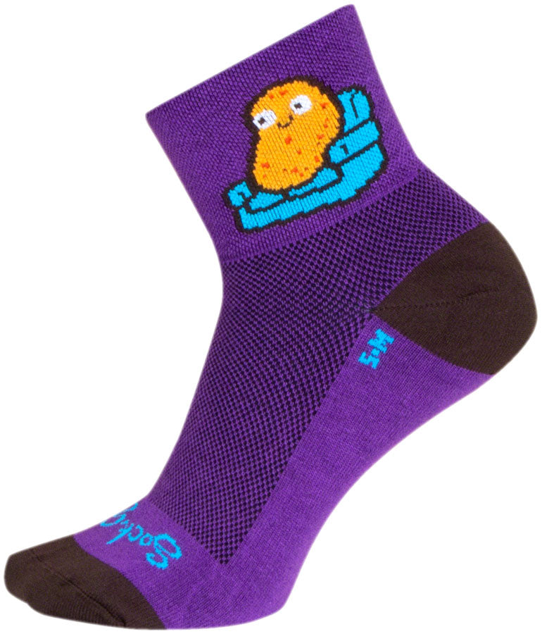SockGuy Potato Standard Classic Socks - 3&quot; Large/X-Large