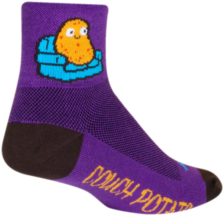 Calcetines clásicos estándar de patata SockGuy - Talla pequeña/mediana (7,6 cm)